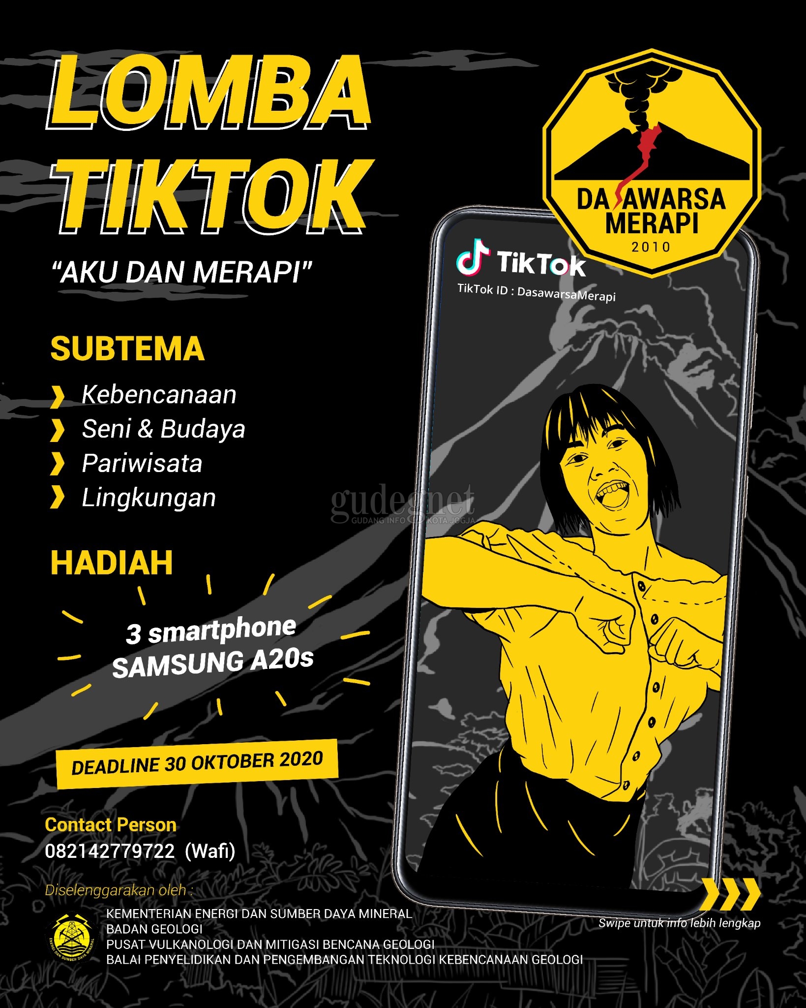 Yuk Ikut Lomba Tik Tok Satu Dasawarsa Erupsi Merapi 2010 Ini Caranya