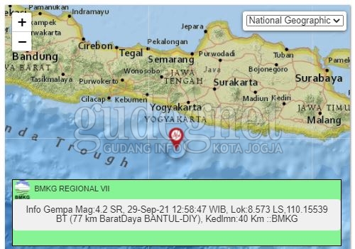 Gempa Bumi Bantul Guncangan Terasa Hingga Pantai Baron Dan Pacitan