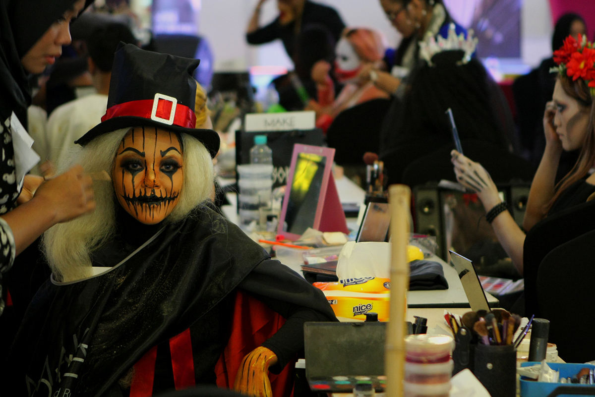 Make Up Character Competition Sambut Halloween Di JCM Yogya GudegNet