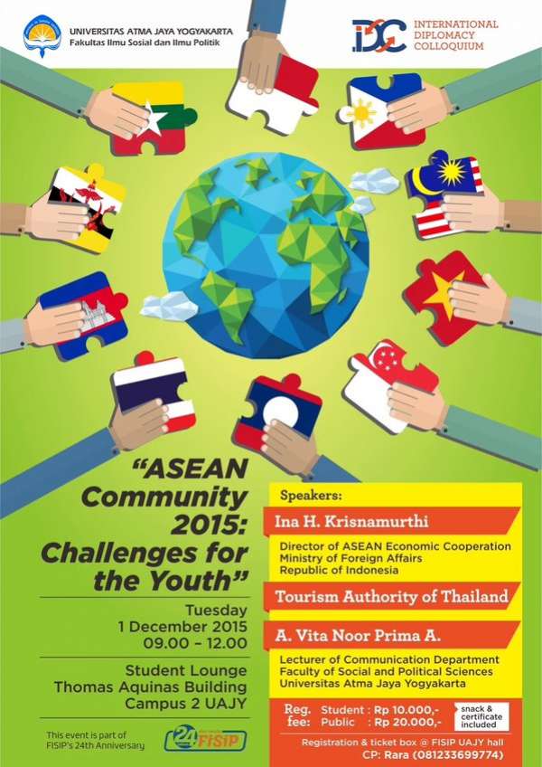 ASEAN Community 2015 Challenges For The Youth Yogya 