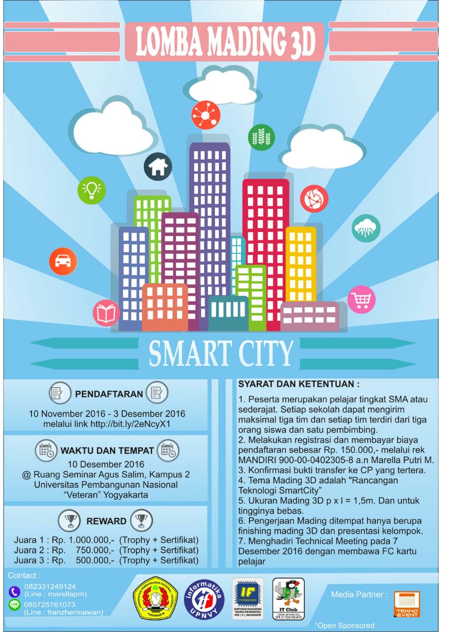 Lomba Mading 3D Smart City Yogya GudegNet