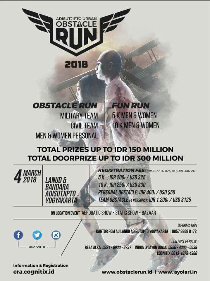 Adisutjipto Urban Obstacle Run 2021 Yogya GudegNet