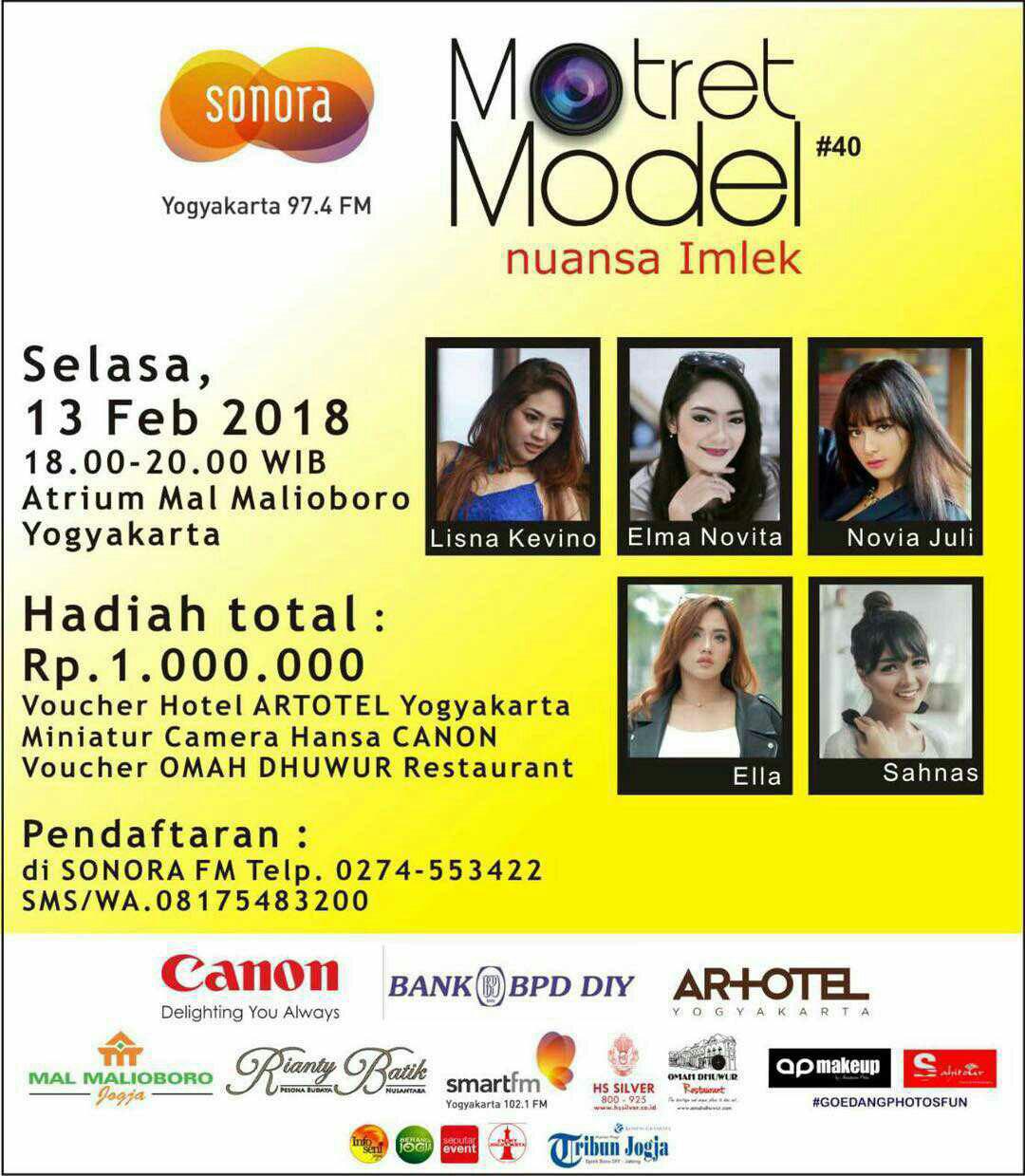 Motret model nuansa imlek yogya gudegnet