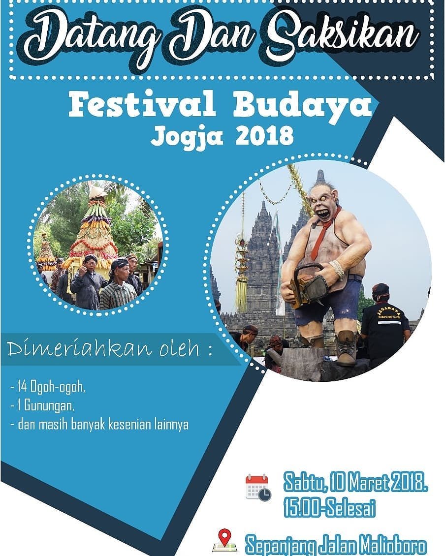 Festival Budaya Jogja 2018 Yogya | GudegNet