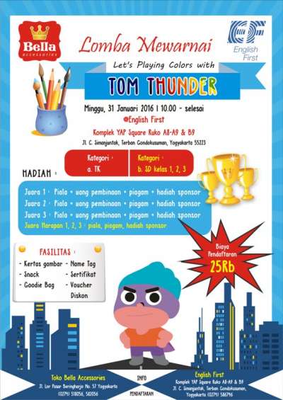  Lomba Mewarnai English First Yogya GudegNet