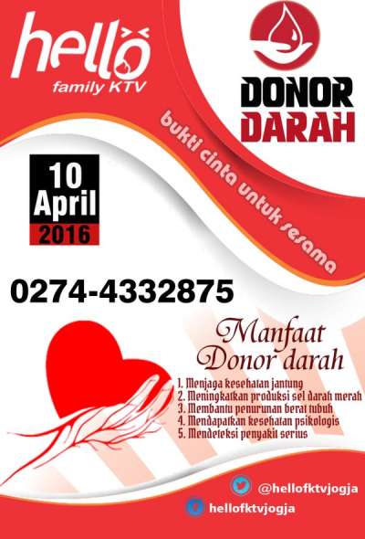 Donor Darah Di Hello FKTV Jogja I Jl Seturan Raya Yogya 