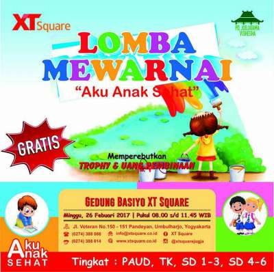  Lomba Mewarnai XT Square Yogya GudegNet