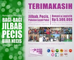 Laporan Bagi Jilbab & Pecis