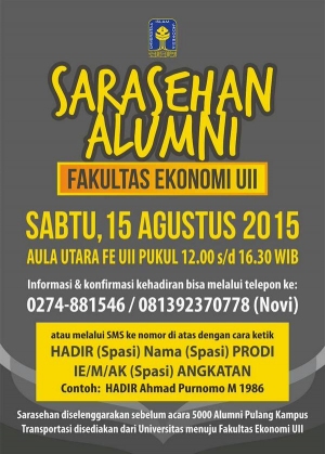 Sarasehan Alumni FE UII