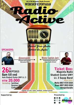 Workshop Kepenyiaran Radio Active