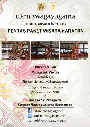 Pentas Paket Wisata Karaton