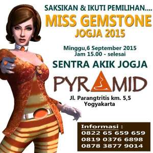 Pemilihan Miss Gemstone Jogja 2015