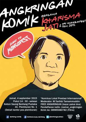 Road to Mangafest: Angkringan Komik Bersama Kharisma Jati