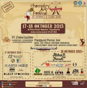 Chemistry Art Festival di Plasa Pasar Ngasem