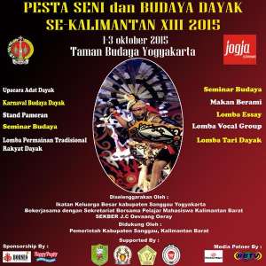 Pesta Seni dan Budaya Dayak Se-kalimantan