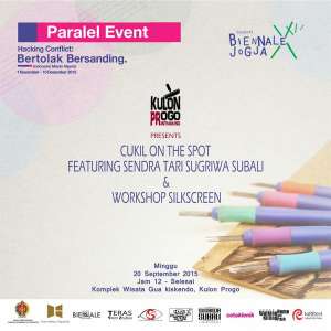 Paralel Event Biennale Jogja XIII - Cukil on the Spot & Workshop Silkscreen