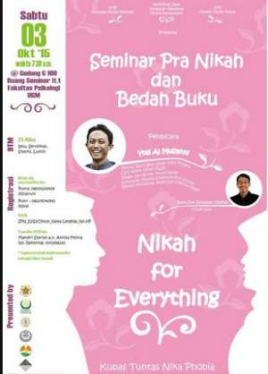  Seminar Pra Nikah dan Bedah Buku di F. Psikologi UGM