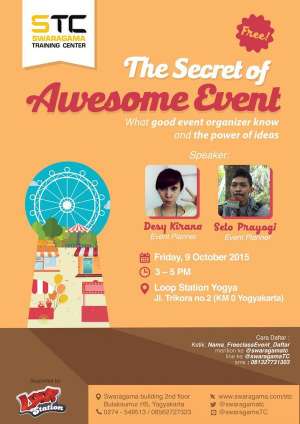 Swaragama Training Center Presents: The Secret of Awesome Event 