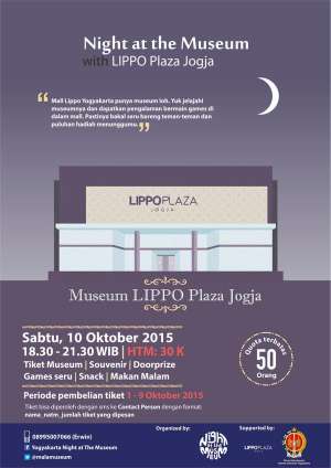 Night at the Museum Lippo Mall Yogyakarta