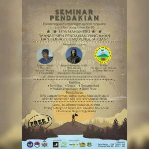 Seminar Pendakian di UNY