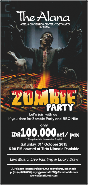 Zombie Party di The Alana Hotel & Convention Center Yogyakarta