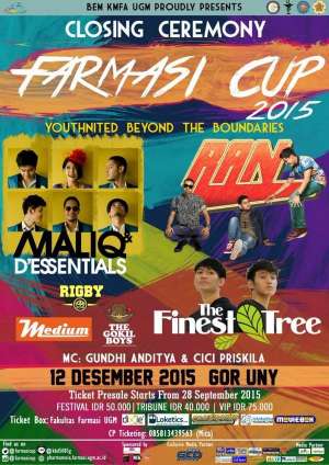 Closing Cremony Farmasi Cup 2015 with Maliq & D'Essentials, RAN, The Finest Tree