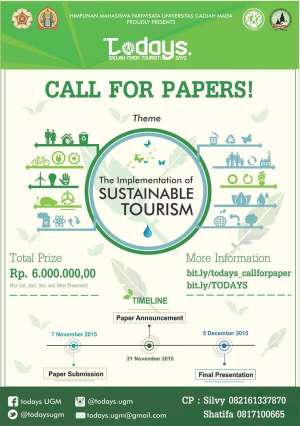 Call For Papers Gadjah Mada Tourism Days