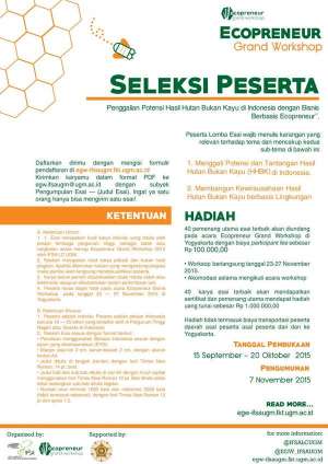 Seleksi Peserta Ecopreneur Grand Workshop