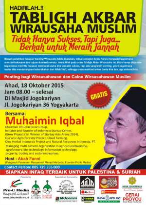 Tabligh Akbar Wirausahawan Muslim