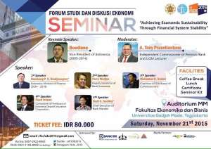 Seminar Forum Studi dan Diskusi Ekonomi