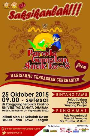 Parade Gamelan Anak 2015