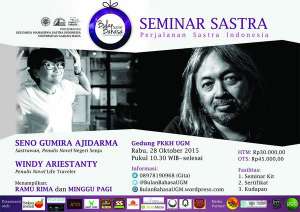 Seminar Sastra Bersama Seno Gumira Ajidarma & Windy Ariestanty