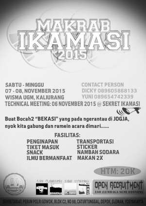 Makrab Ikamasi 2015 Ikatan Keluarga Mahasiswa Bekasi (Yogyakarta)