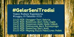 Gelar Seni Tradisi di Panggung Terbuka TBY