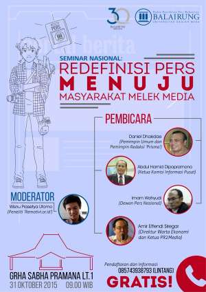 Redefinisi Pers Masyarakat Melek Media