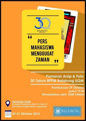 Pembukaan Pameran Arsip "Pers Mahasiswa Menggugat Zaman"