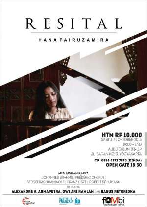 Resital Piano "Hana Fairuzamira"