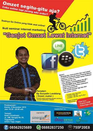 Seminar "Genjot Omzet Lewat Internet"