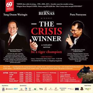Seminar The Crisis Winner with Tung Desem Waringin and Putu Putrayasa