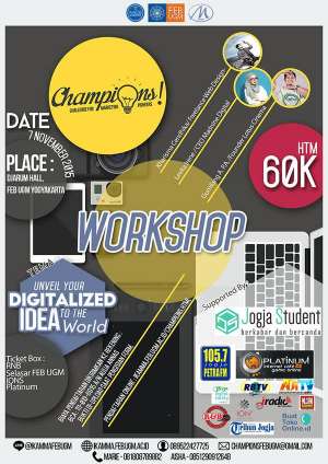 Workshop Digital Marketing Champions 2015 di FEB UGM