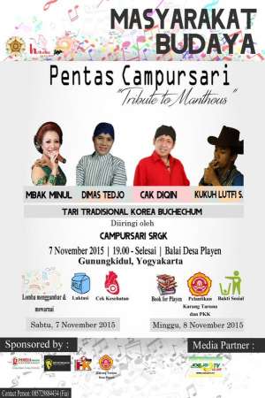 Pentas Campursari Tribute to Manthous