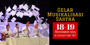 Gelar Musikalisasi Sastra 2015