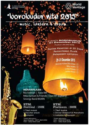 Borobudur Nite 2015: Music, Lantern, and Dream