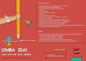 Lomba Esai: Iman dan Hak Asasi Manusia