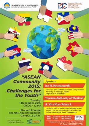 ASEAN Community 2015: Challenges for the Youth