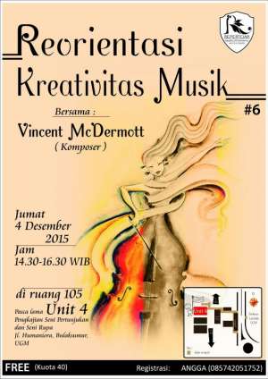 Repertoar: Reorientasi Kreativitas Musik with Vincent McDermott