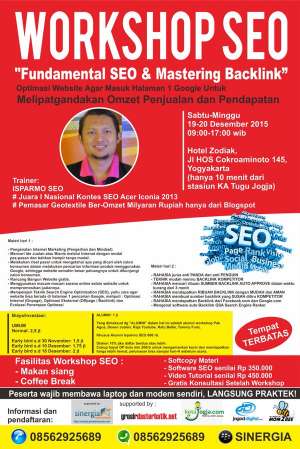 Workshop Fundamental SEO and Mastering Backlink