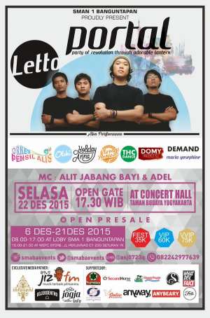 SMAN 1 Banguntapan Presents: Portal with Letto
