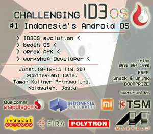 Challenging ID3OS 1st Indonesia Android OS