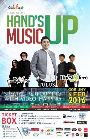 HAND'S UP MUSIC with Tulus, Endah N Rhesa & The Finest Tree
